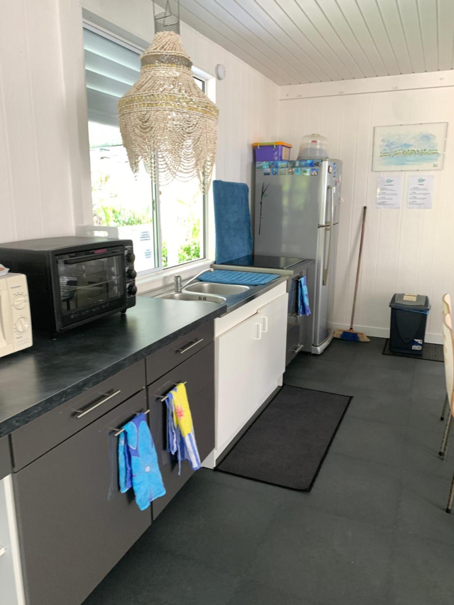 Ferienwohnung Le Fare Bleu Tiputa Rangiroa Exterior foto