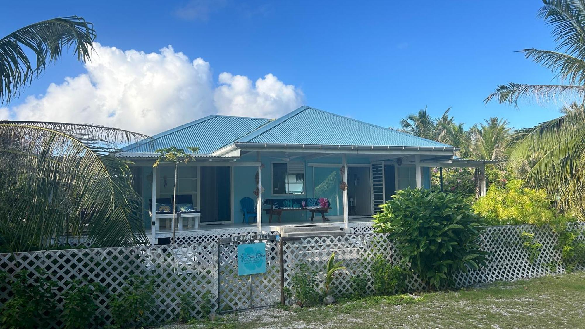 Ferienwohnung Le Fare Bleu Tiputa Rangiroa Exterior foto