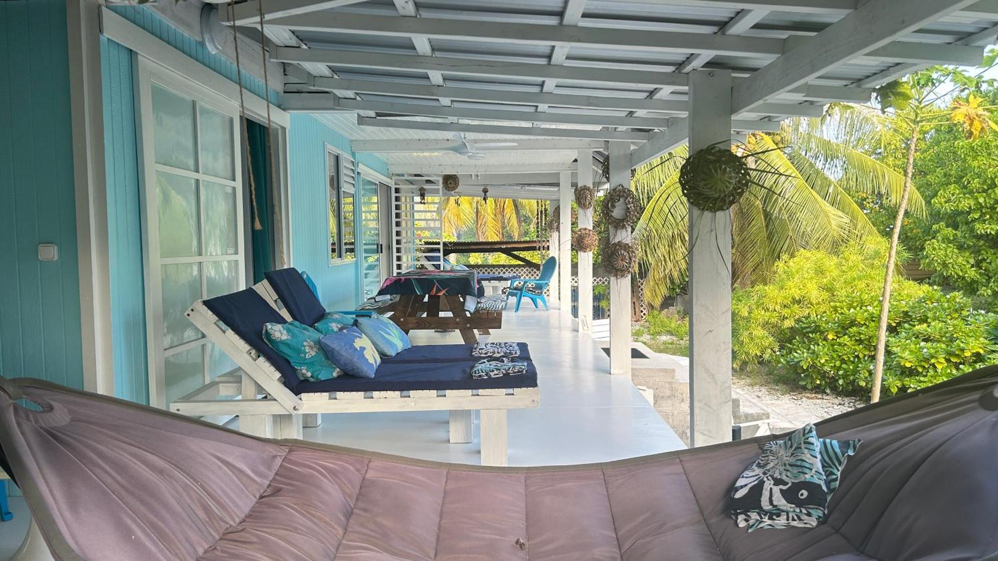 Ferienwohnung Le Fare Bleu Tiputa Rangiroa Exterior foto