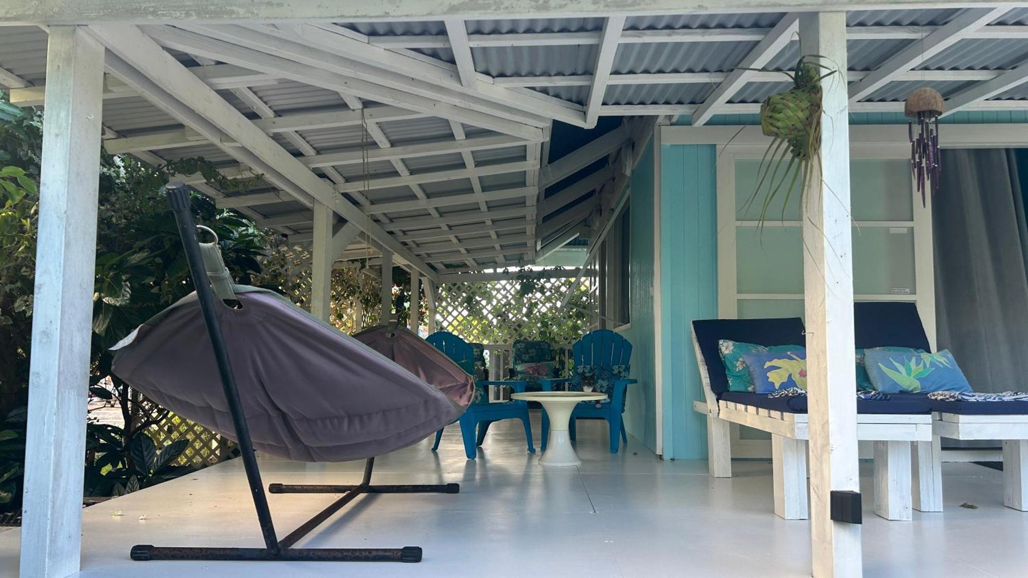 Ferienwohnung Le Fare Bleu Tiputa Rangiroa Exterior foto