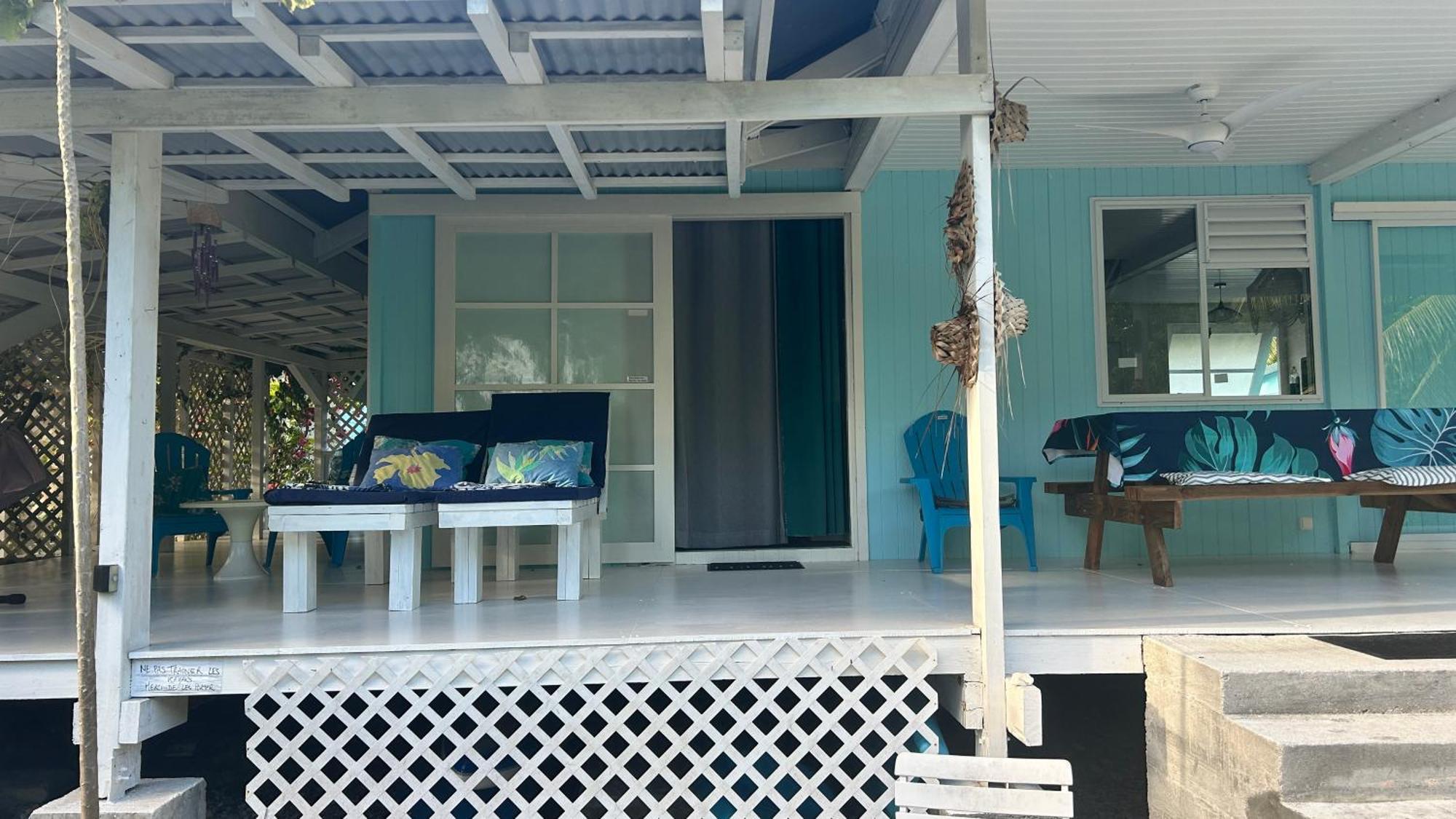 Ferienwohnung Le Fare Bleu Tiputa Rangiroa Exterior foto